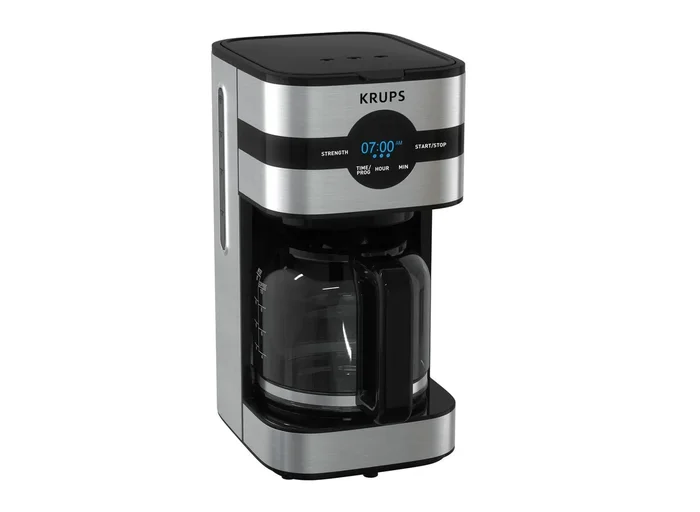 10 Cup Digital Coffe Maker- Black and Stainless Steel