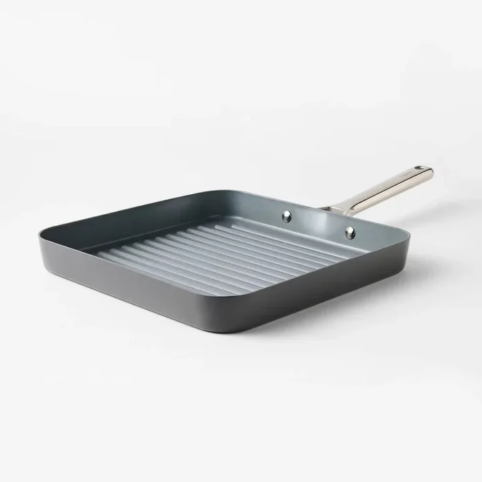12″ Nonstick Aluminum Ceramic Grill Pan