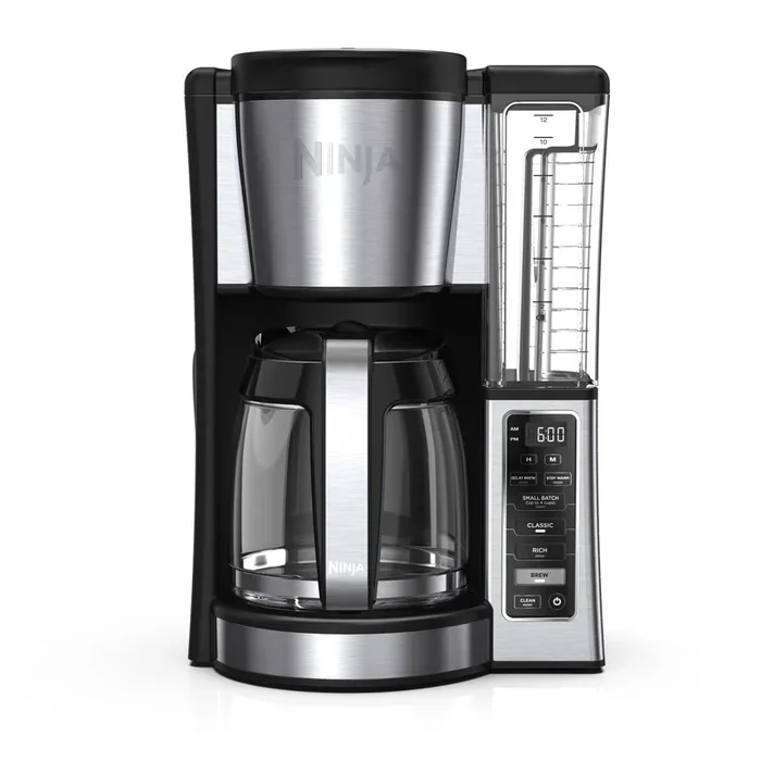 12-Cup Programmable Coffee Maker With Glass Carafe