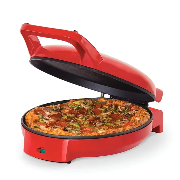 12 inch Pizza Maker and Skillet – Red