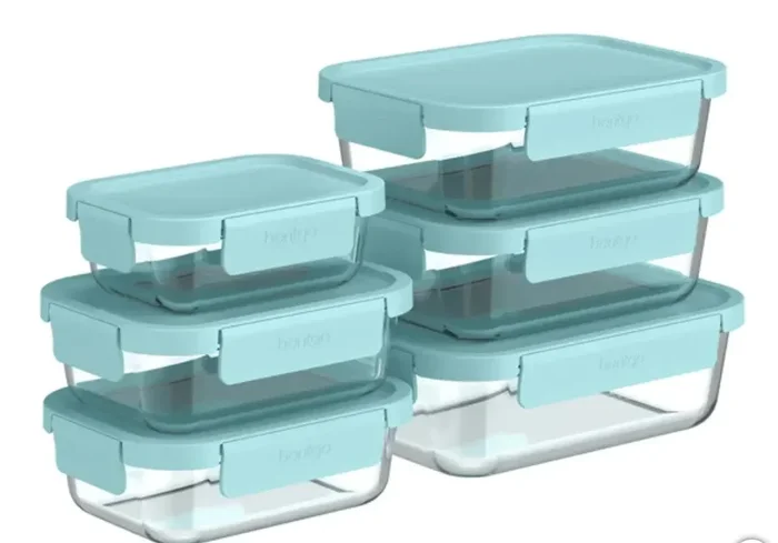 12piece Glass Food Storage Set