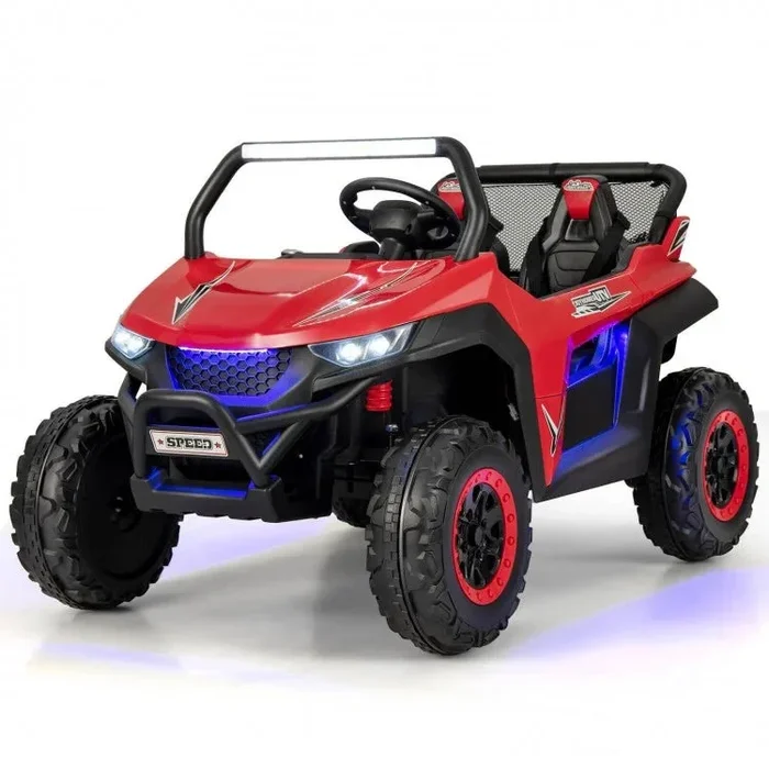 12V 2-Seater Kids Ride on UTV With Slow Start Function Music-Red