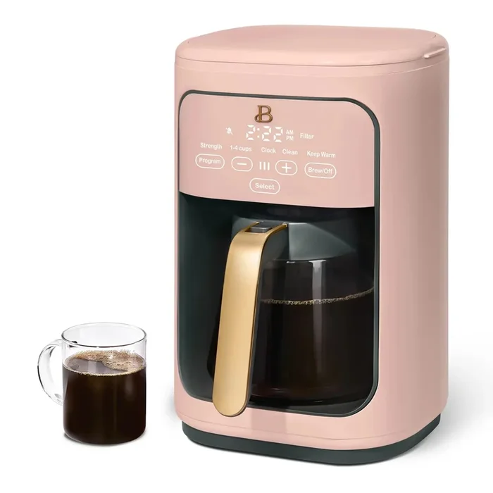 14-Cup Programmable Drip Coffee Maker – Rose