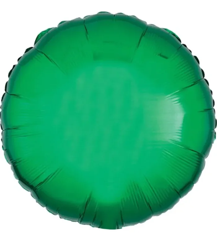 17 ” Metallic Green Round Balloon