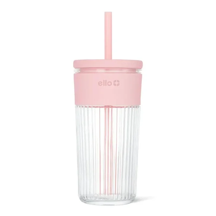 18oz Straw Tumbler – Pink