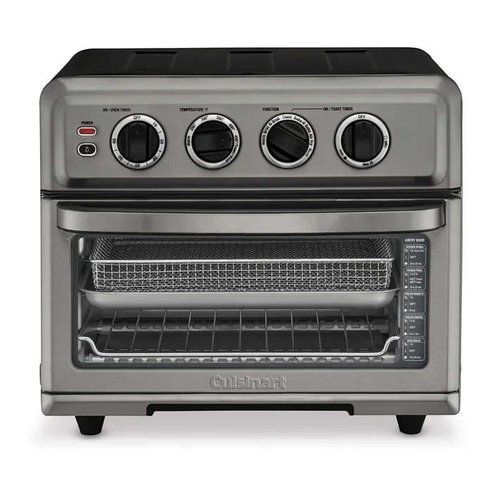 18qt. Air Fryer Toaster Oven with Grill- Slate Black