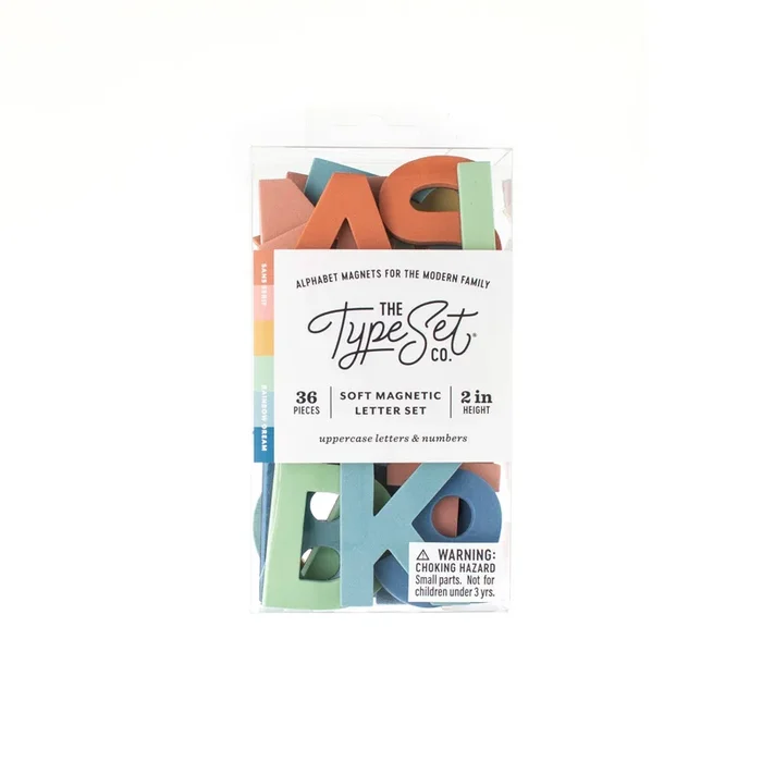 2″ 36 Piece Magnetic Letters | Rainbow Dream