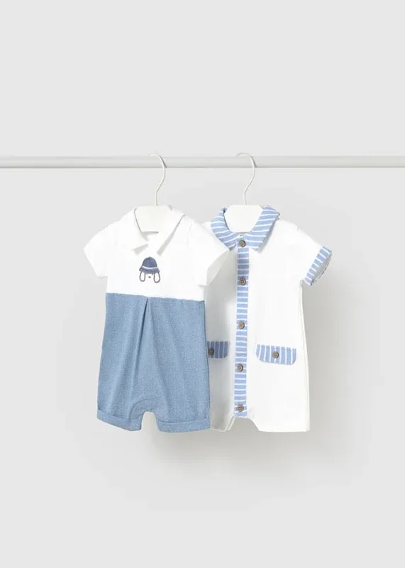 2 Bodysuit set Wht/rivier