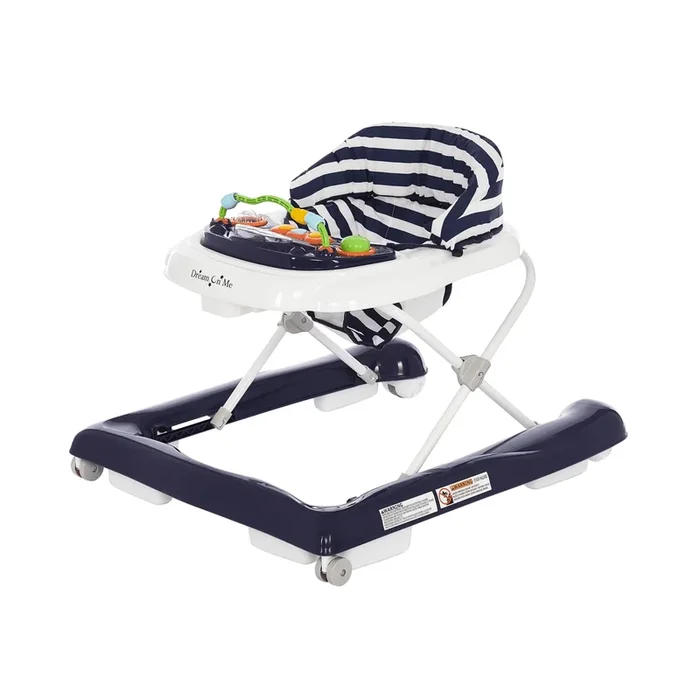 2-in-1 Ava Baby Walker – Convertible & Compact – Navy (See Description)