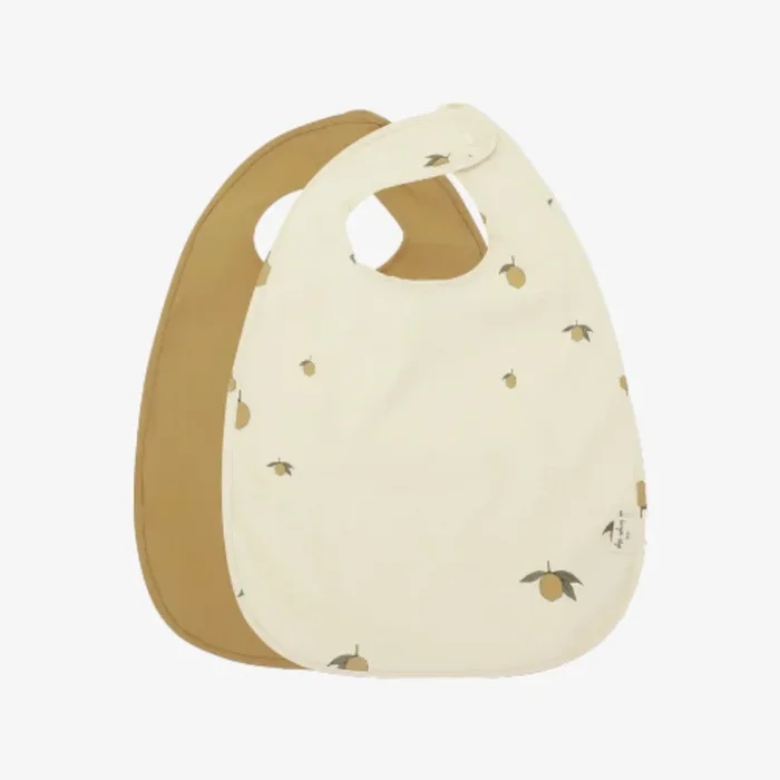 2 Pack Dinner Bib – Lemon