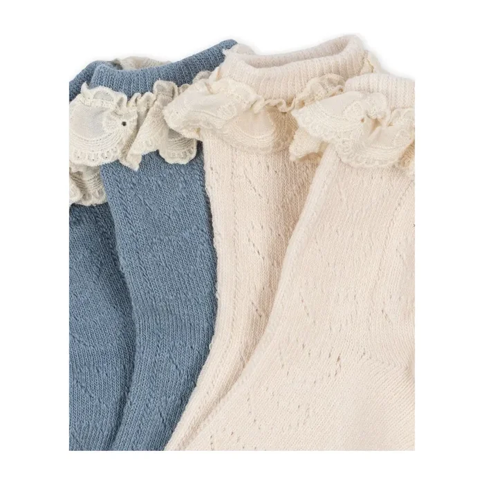 2 PACK POINTELLE SOCKS