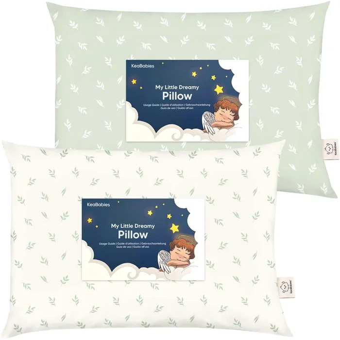 2-Pack Toddler Pillows Without Pillowcase (Herb)