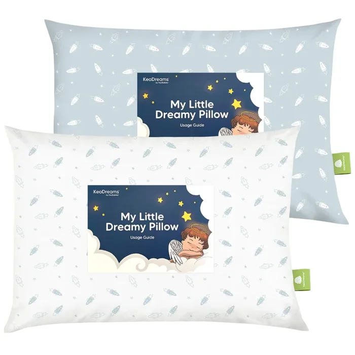 2-Pack Toddler Pillows Without Pillowcase (Spacecrafts)
