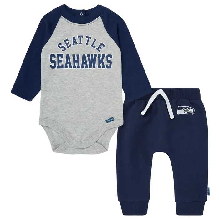 2-Piece Baby Seattle Seahawks Bodysuit and Jogger Set