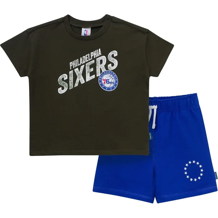 2-Piece Infant & Toddler Boys Philadelphia Sixers T-Shirt & Shorts Set