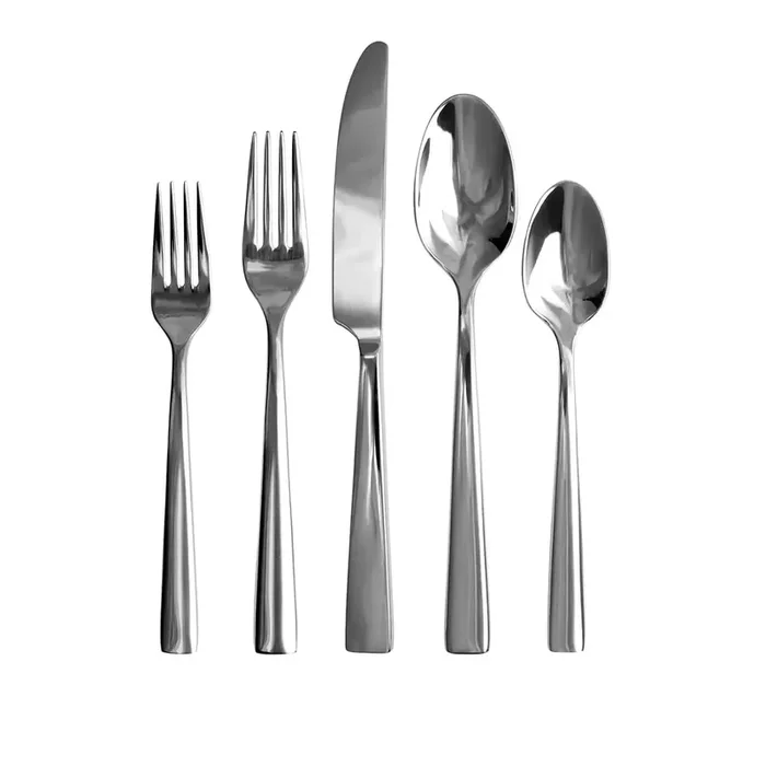 20-Piece Stainless Steel Flatware Set – Silver