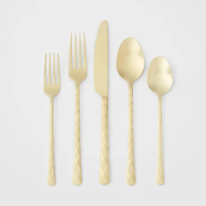 20pc Cherryfield Champagne Flatware Set – Threshold™