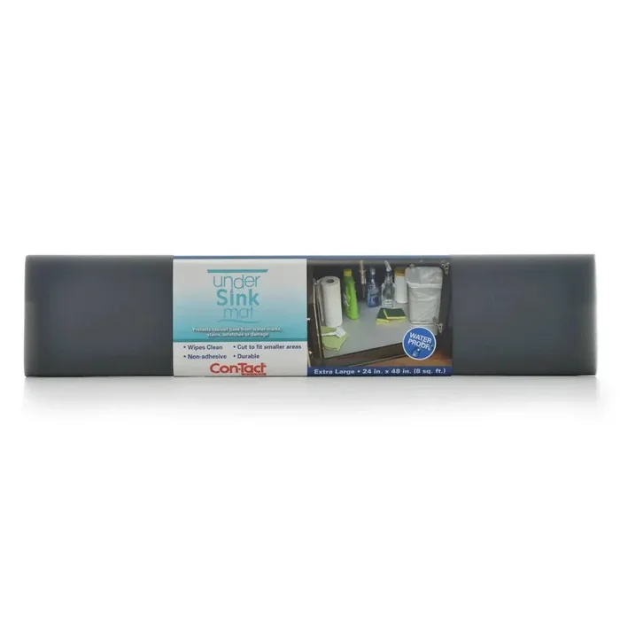 24″x4ft Horizontal Under Sink Mat – Gray
