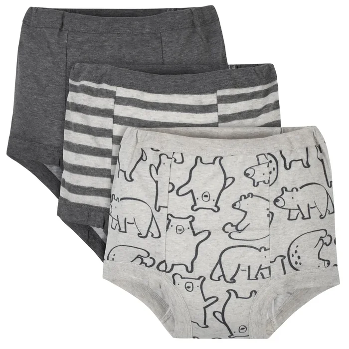 3-Pack Toddler Boys Bear Training Pants