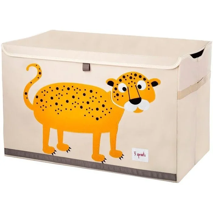 3 Sprouts Leopard Toy Chest