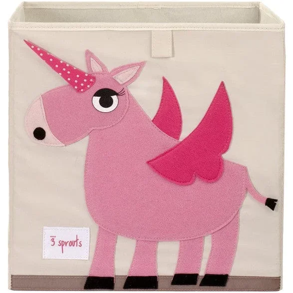 3 Sprouts Storage Box – Unicorn