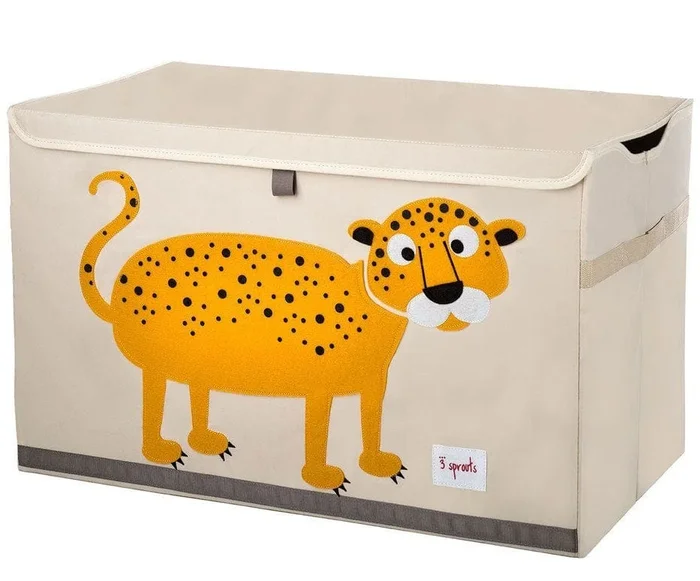 3 Sprouts Toy Chest – Leopard