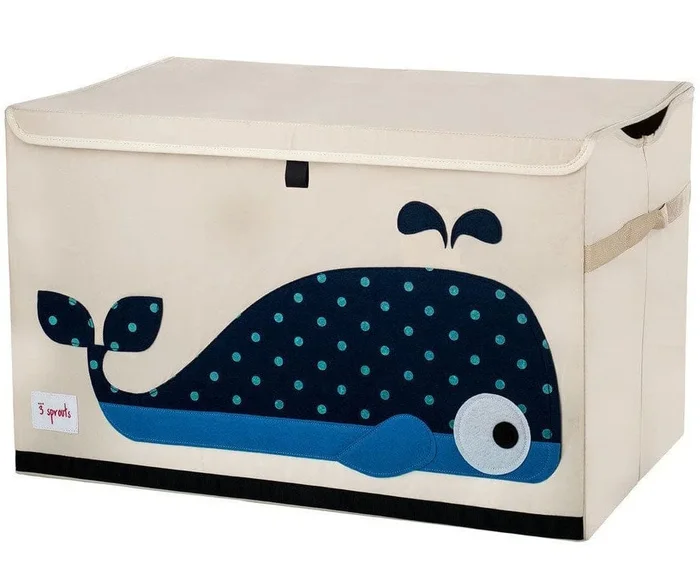 3 Sprouts Toy Chest – Whale