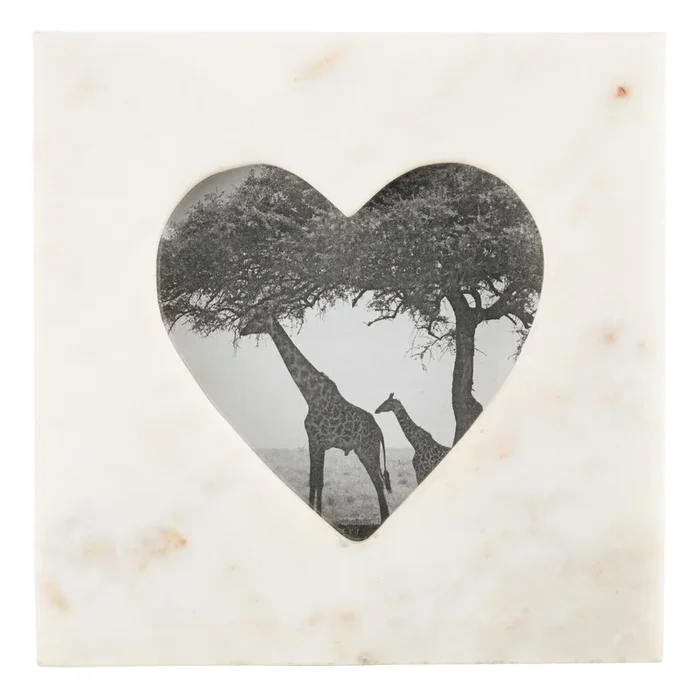 4×4 Marble Heart Frame