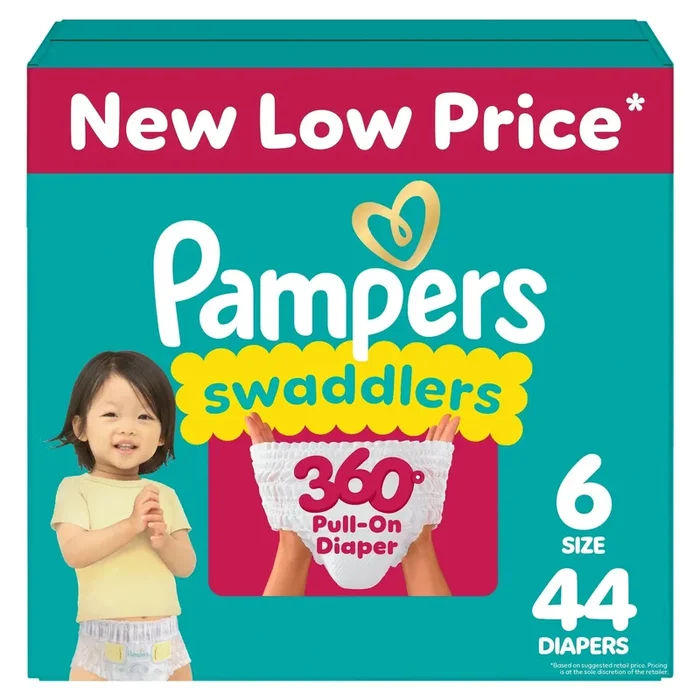 44ct Swaddler 360 Disposable Baby Diapers – Size 6