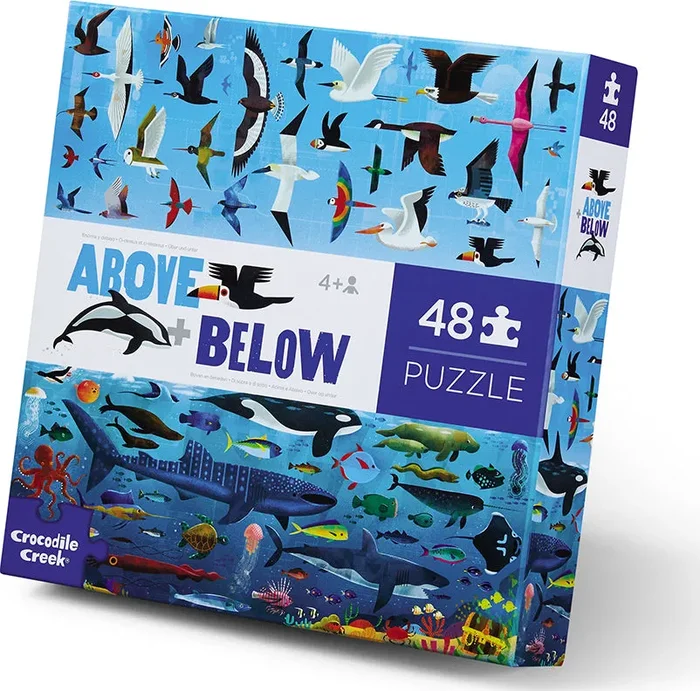 48-pc Above & Below Puzzle – Sea and Sky