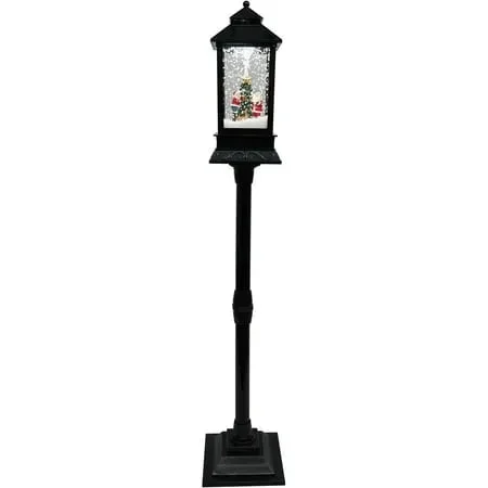 49-Inch Snowing Mini Streetlamp