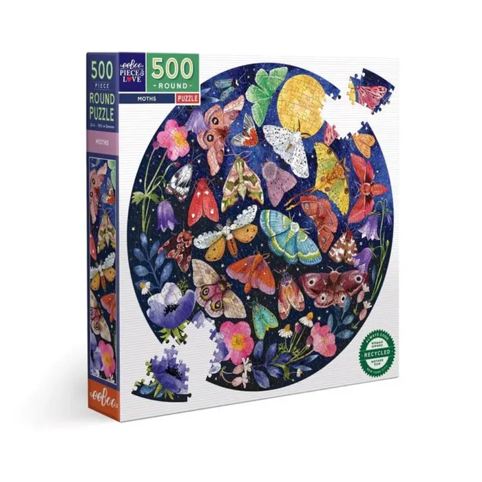 500 Piece Puzzle – Moths