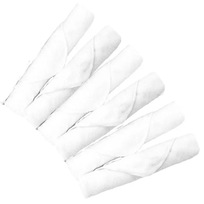 6 pack White Washcloths