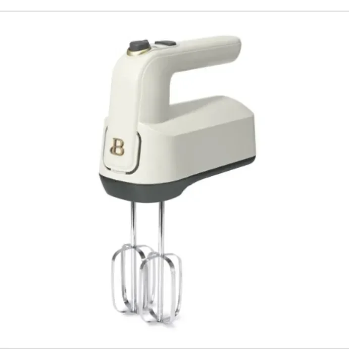 6-Speed Electric Hand Mixer White Icing by Drew Barrymore