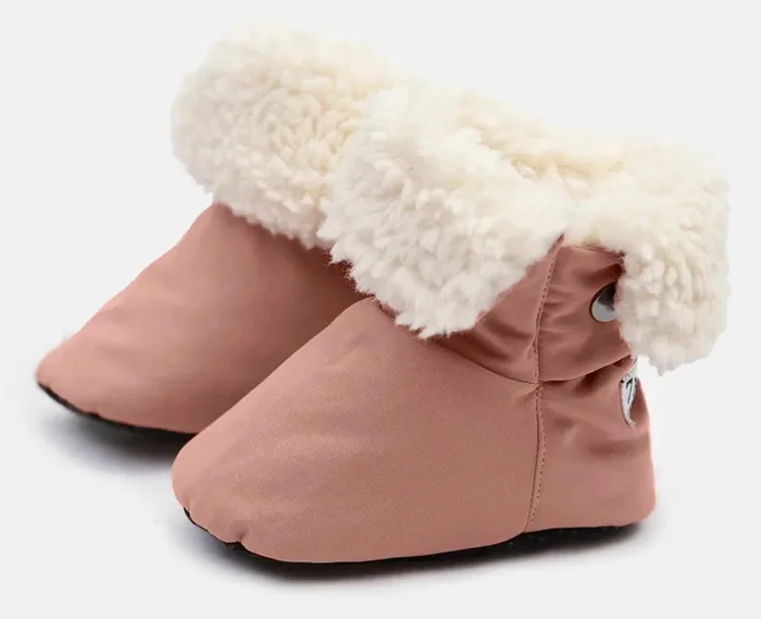 7 A.M. Enfant Baby Booties – Benji – Rose Dawn, 6-12M
