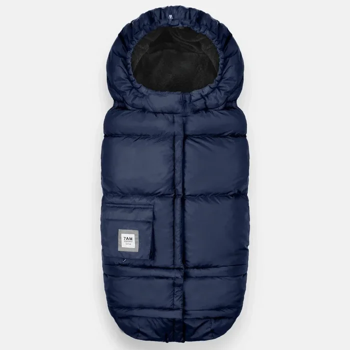 7 A.M. Enfant Blanket 212 Evolution Footmuff – Navy Plush