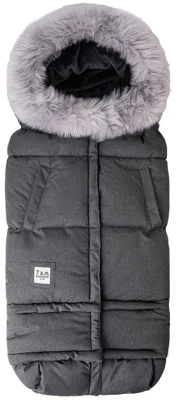 7 A.M. Enfant Blanket 212 Evolution Tundra Footmuff – Heather Grey Dark