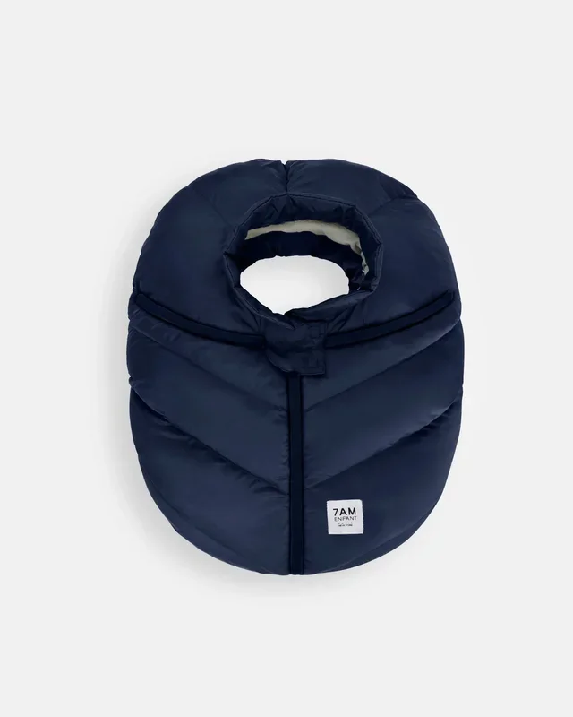 7 A.M. Enfant Car Seat Cocoon – Navy Plush