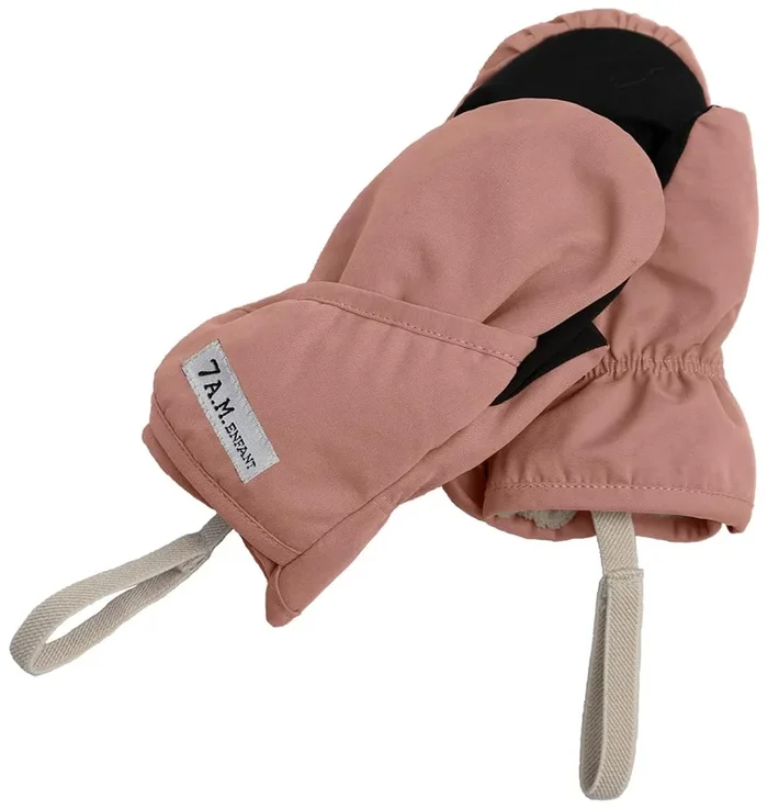 7 A.M. Enfant Mittens – Benji – Rose Dawn (12-24m)
