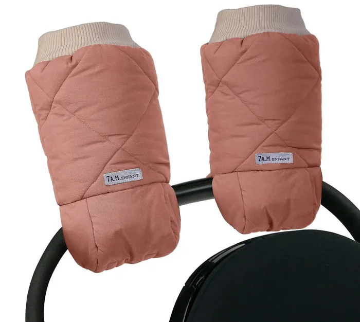 7 A.M. Enfant warmmuffs – Benji – Rose Dawn Quilted