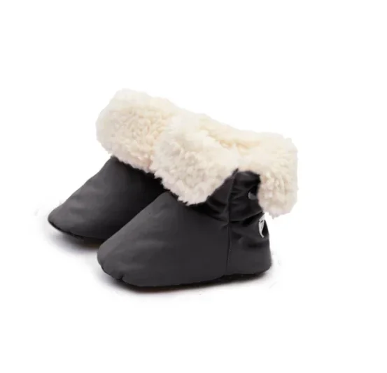 7AM Benji Baby Winter Booties – Smokey Grey