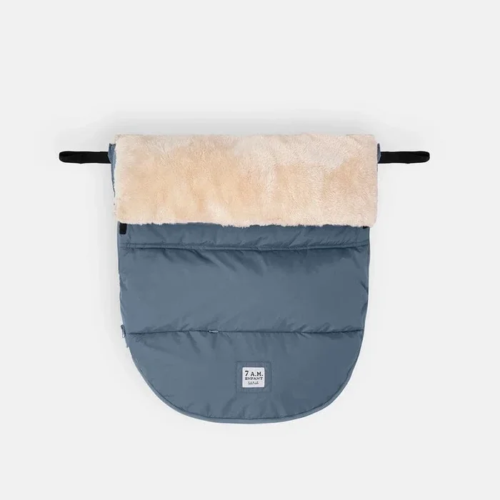 7AM Enfant POD in Ash Blue/Print Pebble Lining
