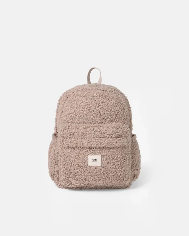 7AM Enfant Teddy Backpack – Oatmeal