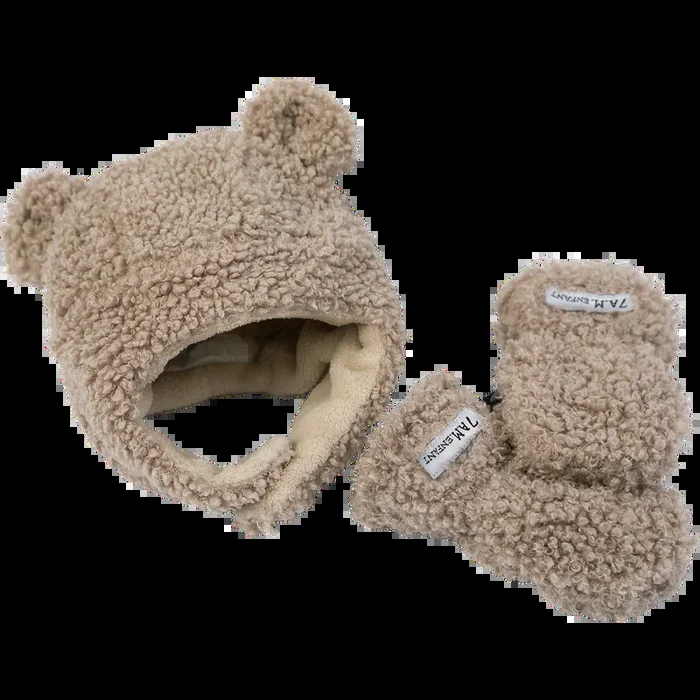 7AM The Cub Set | Teddy Hat & Mittens
