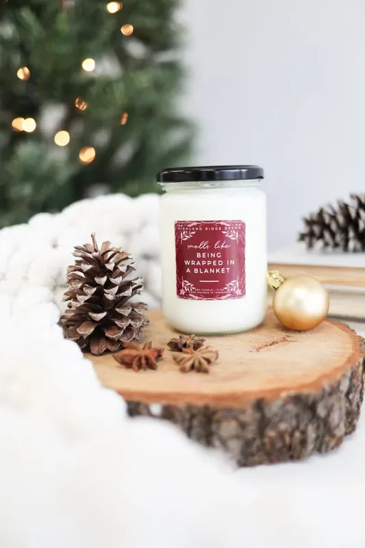 “being Wrapped In A Blanket ” Candle