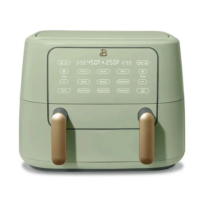 9 QT TriZone Air Fryer – Sage Green