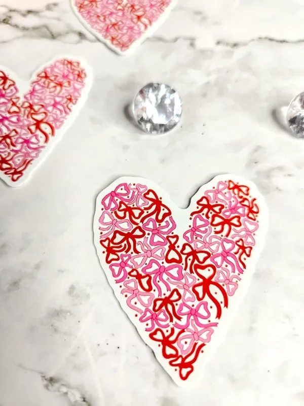 A Heart Full Of Bows Sticker