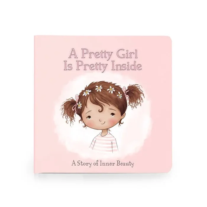 A Pretty Girl Board Book – (Brown Hair)