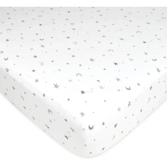 ABC Cotton Jersey Crib Sheet