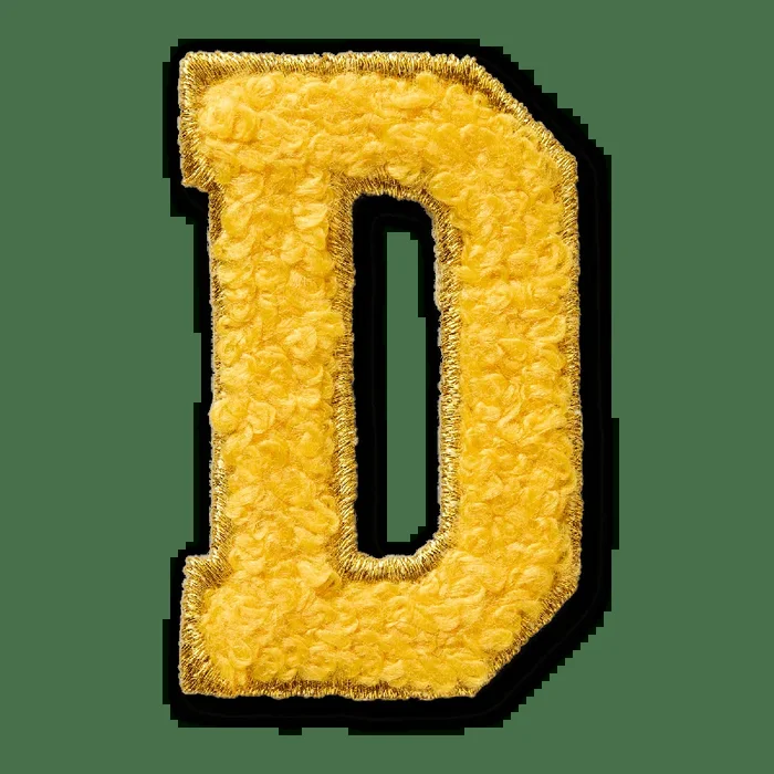 AG™ Letter D Stick-On Patch